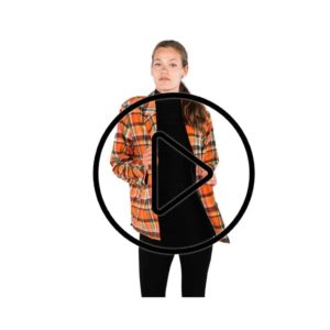 Productfotografie liveshoot kleding blazer mode oranje geruit 300x300 - productfotografie doorNorbert